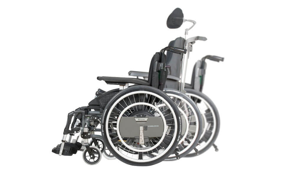 Easy to mount on almost any wheelchair